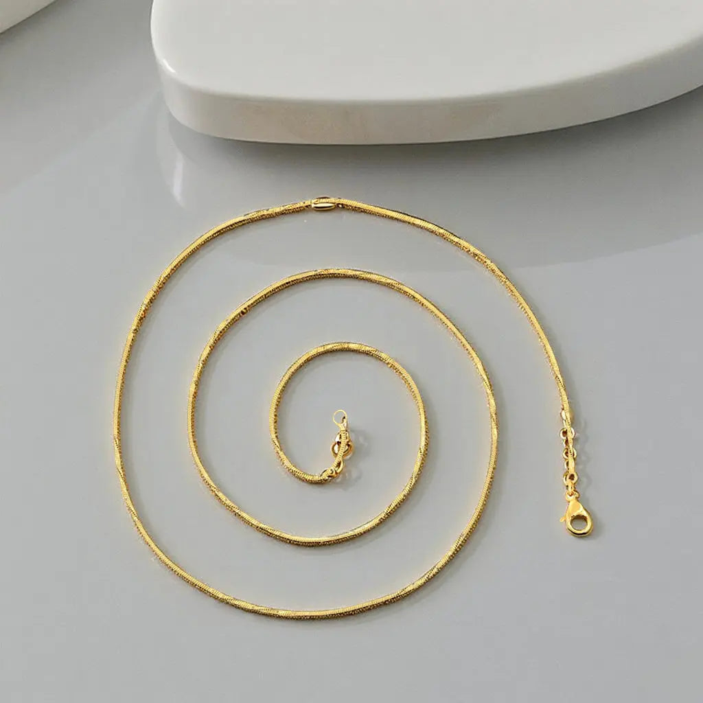 Chaine ARNA Plaquée Or 24K-0