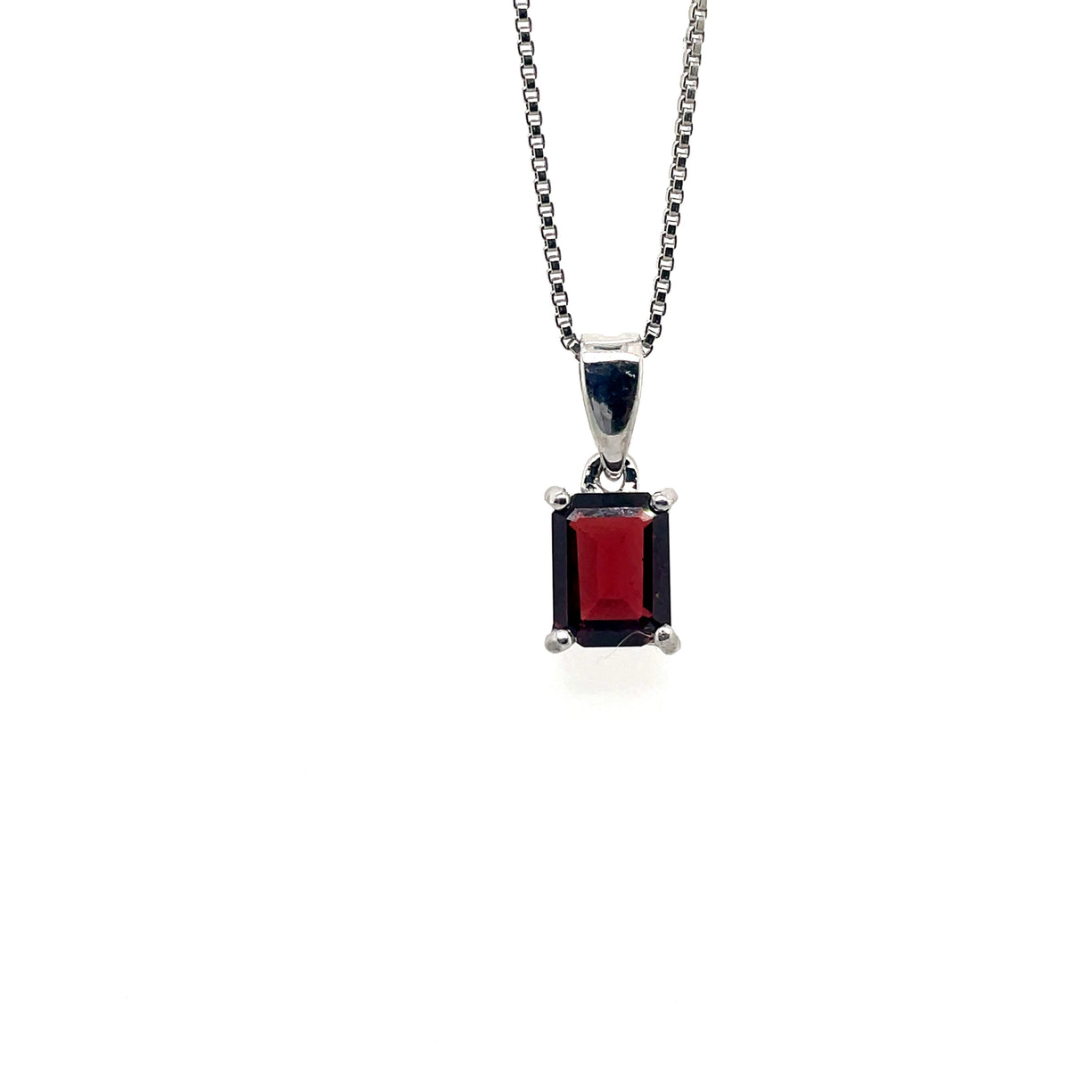 Blue Topaz Pendant in .925 Sterling Silver - KSP 39138-3