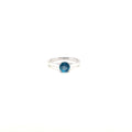 Blue Topaz Ring in .925 Sterling Silver - KSR 15851-0
