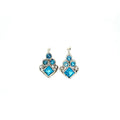Blue Topaz Earring in .925 Sterling Silver - KST 5127-0