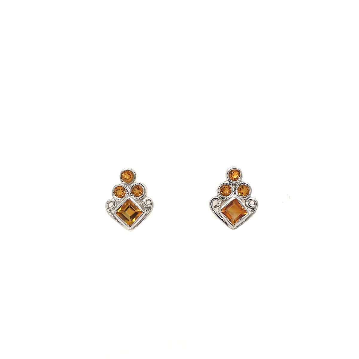 Blue Topaz Earring in .925 Sterling Silver - KST 5127-1