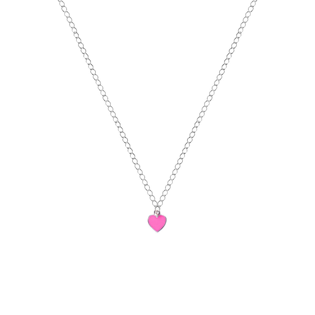 Rose Pink Heart Necklace, Playing Cards inspired Queen of Hearts | by lovedbynlanla-0