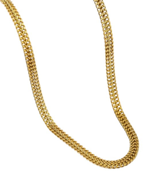 Signature Bold Flat Chain Necklace-0