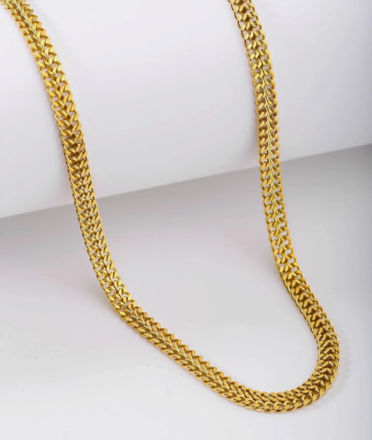 Signature Bold Flat Chain Necklace-1