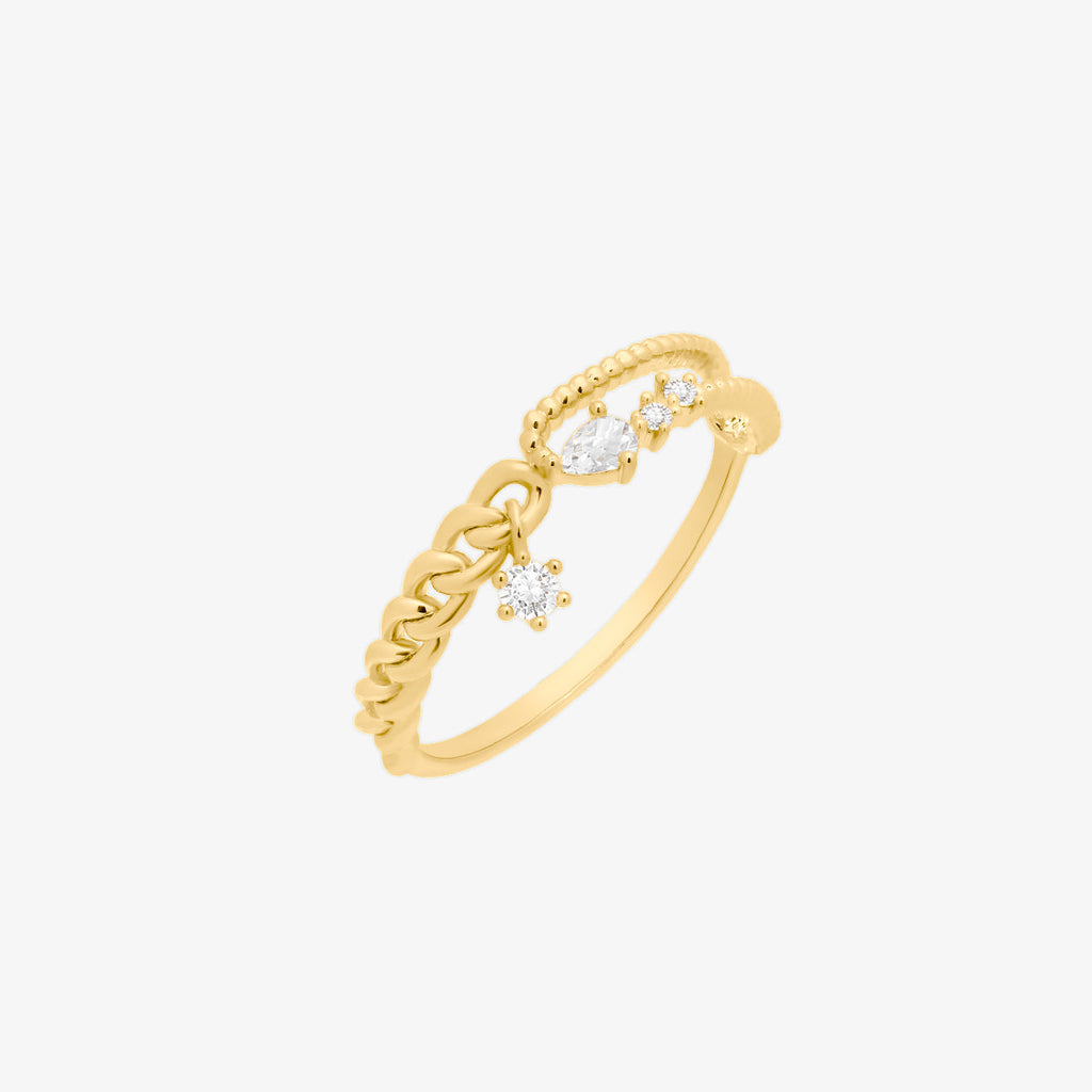 Cubic dangle chain ring-0