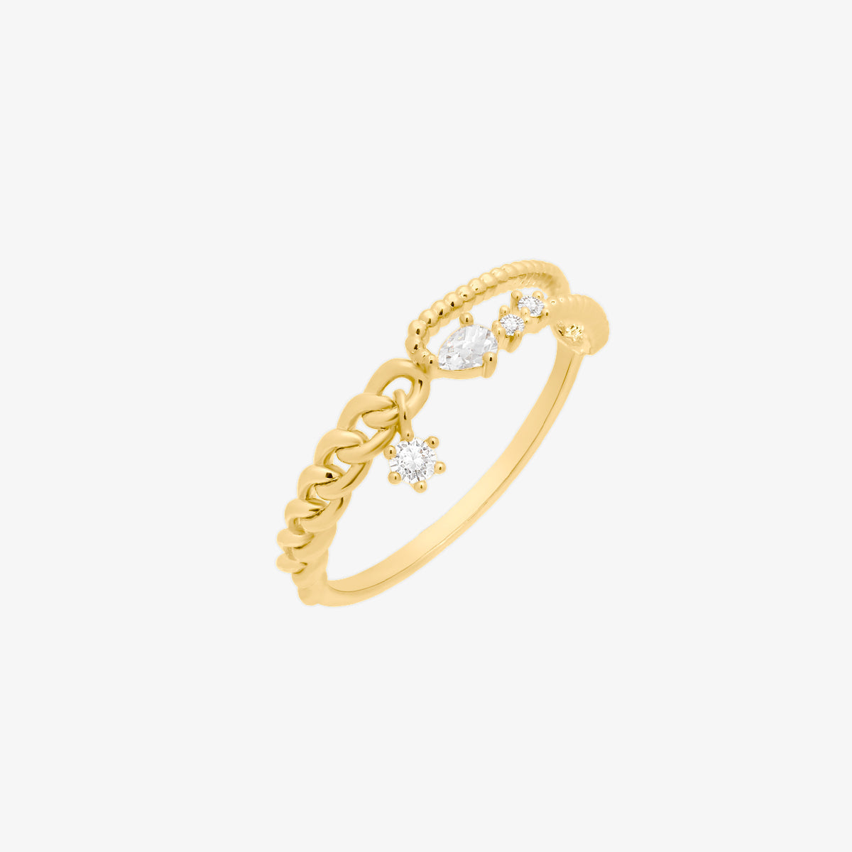 Cubic dangle chain ring-0