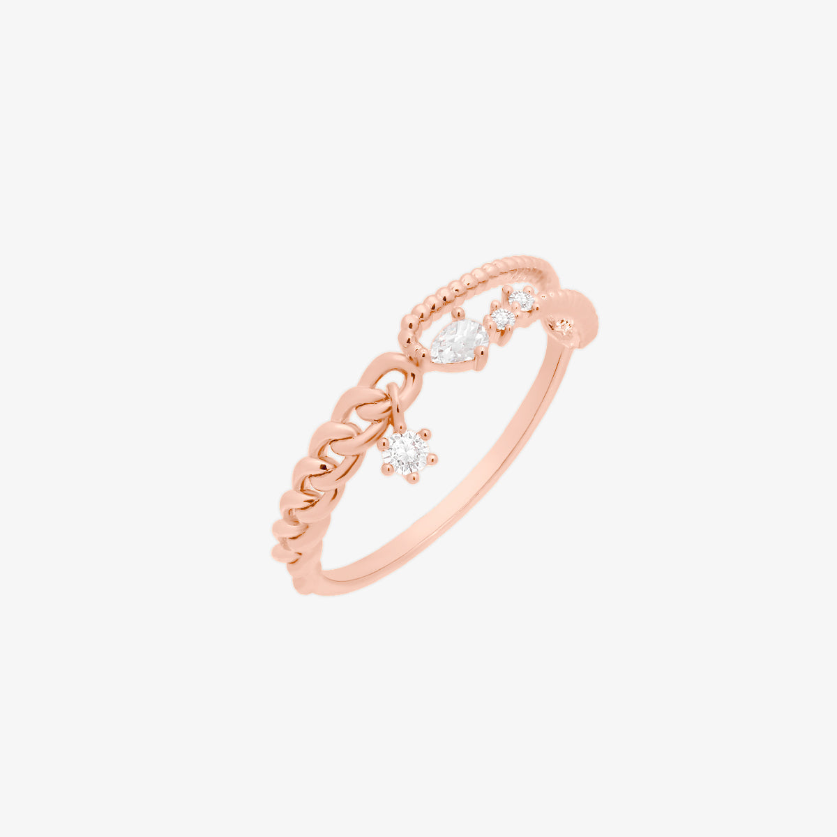 Cubic dangle chain ring-2